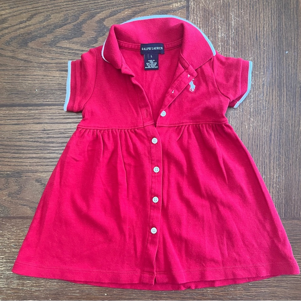 Ralph Lauren Red Polo Dress